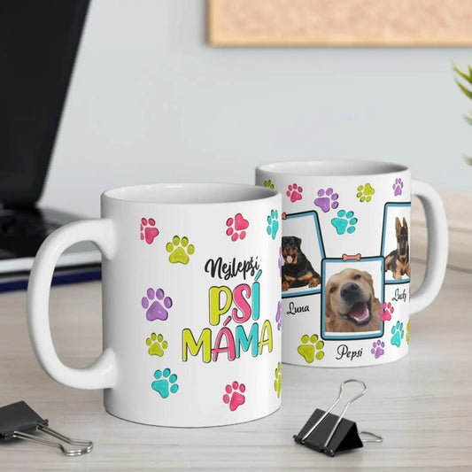 Hrnek - Nejlepší psí máma - Až 3 mazlíčků - Foto vibe - Climo.cz