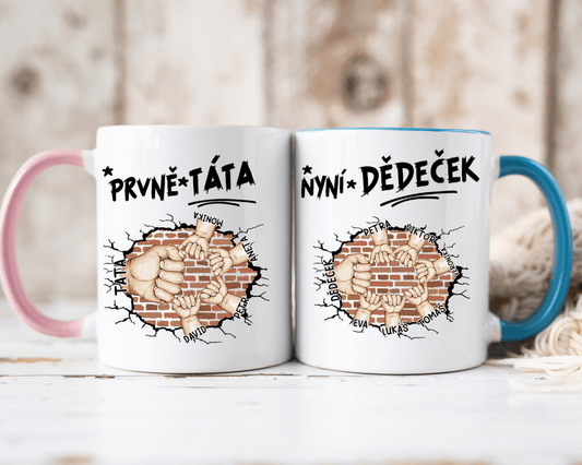 Hrnek - Prvně Táta nyní Dědeček - až 10 vnoučat - Climo.cz