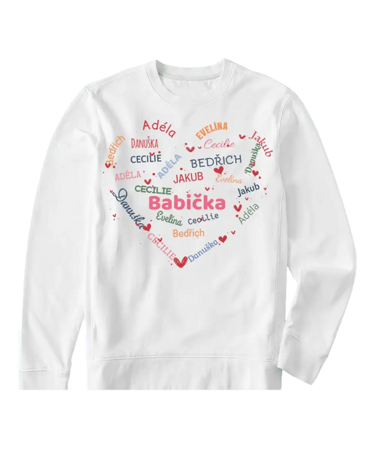 Mikina - Babička - Až 10 dětí - Climo.cz