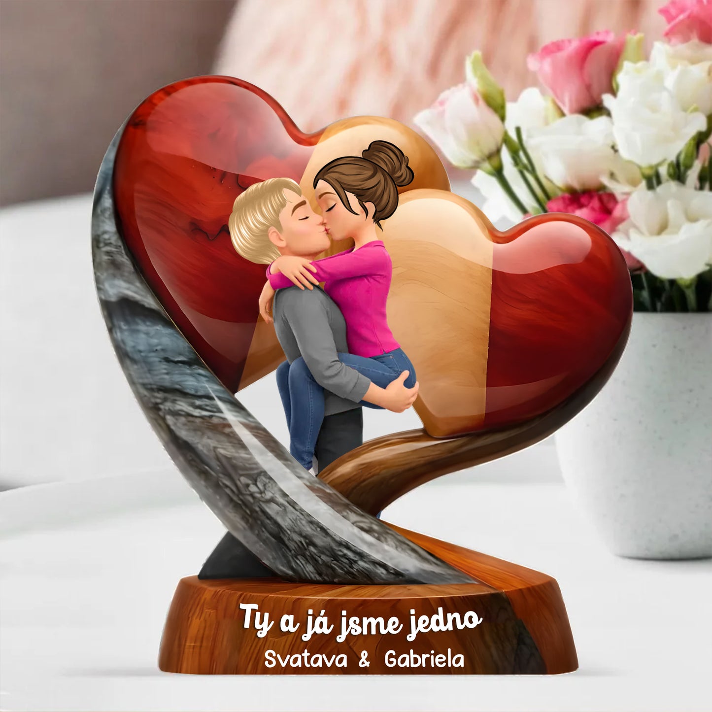 Akrylový plak - Ty a já jsme jedno