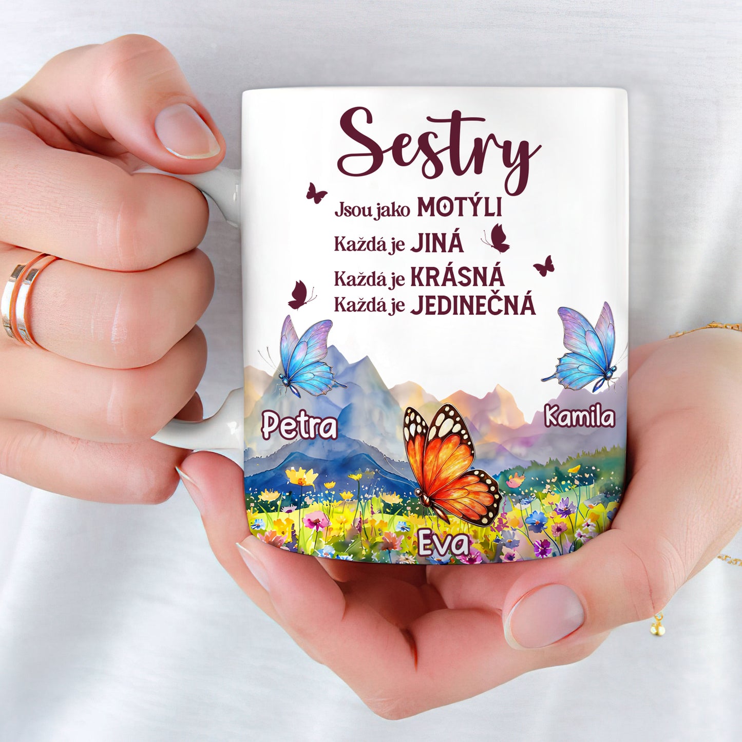 Hrnek - Sestry jsou jako motýli 3