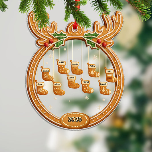 Personalizovaná akrylová ozdoba, vánoční dárek 3