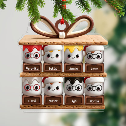 Personalizovaná akrylová ozdoba, vánoční dárek 57
