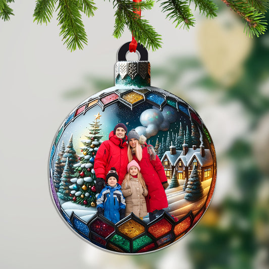 Personalizovaná akrylová ozdoba, vánoční dárek  25