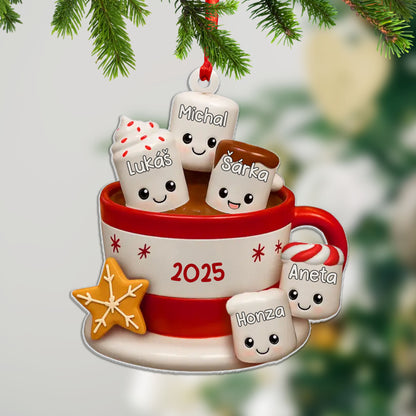 Personalizovaná akrylová ozdoba, vánoční dárek 11