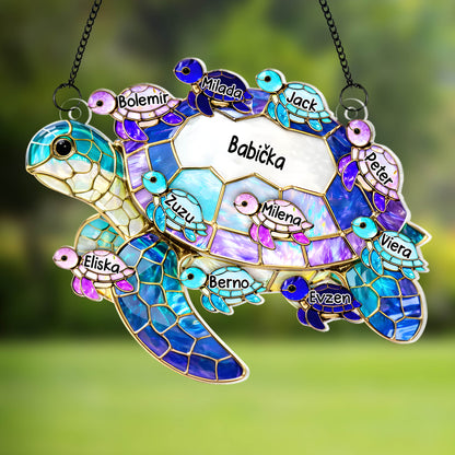 Lapač slunce – Mořská želva s vnoučaty