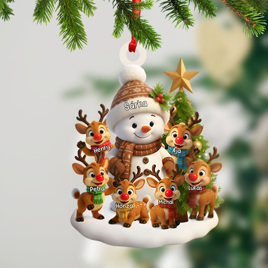 Personalizovaná akrylová ozdoba, vánoční dárek 23