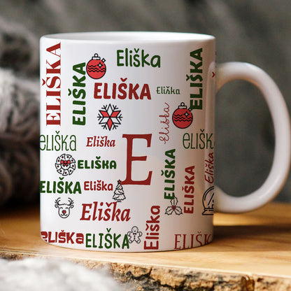 2+2 ZDARMA - Hrnek - Vanoční jméno 2