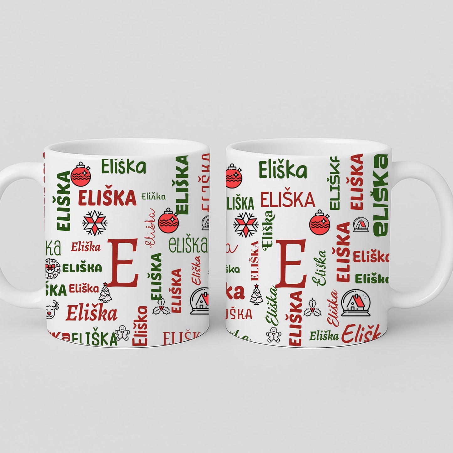 2+2 ZDARMA - Hrnek - Vanoční jméno 2