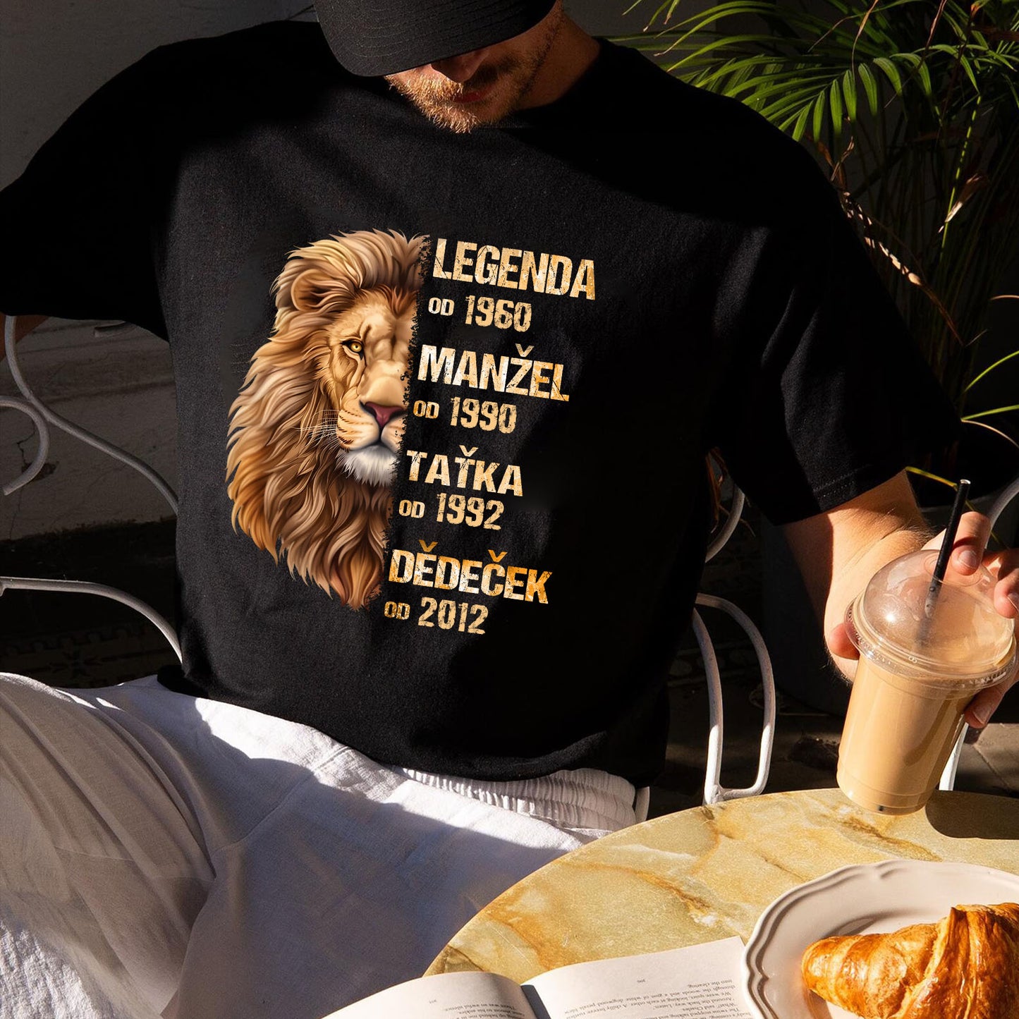 Tričko - Legenda Manžel Taťka Dědeček 4