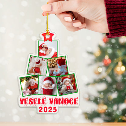 Personalizovaná akrylová ozdoba, vánoční dárek 49