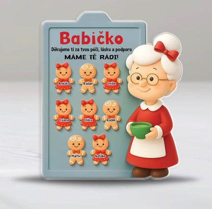 Akrylový plak - Moje milovaná - až 8 dětí