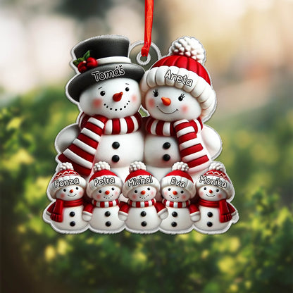 Personalizovaná akrylová ozdoba, vánoční dárek 48