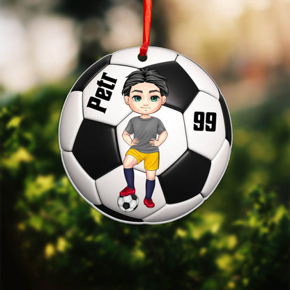 Personalizovaná akrylová ozdoba, vánoční dárek 75