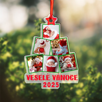 Personalizovaná akrylová ozdoba, vánoční dárek 49