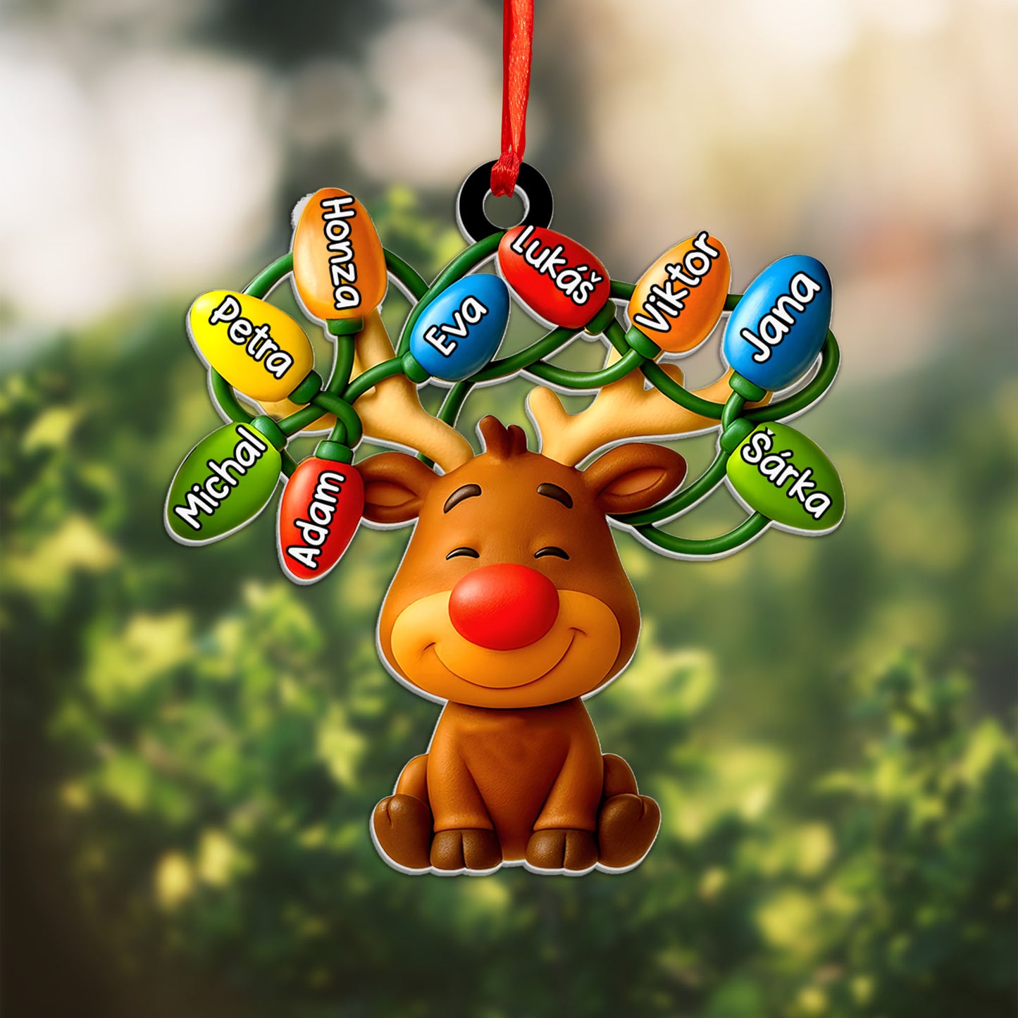 Personalizovaná akrylová ozdoba, vánoční dárek 10