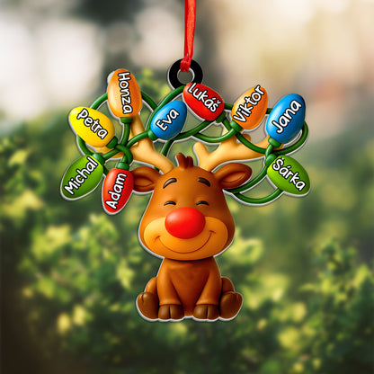 Personalizovaná akrylová ozdoba, vánoční dárek 10