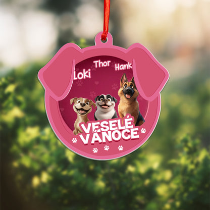 Personalizovaná akrylová ozdoba, vánoční dárek - 22