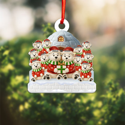 Personalizovaná akrylová ozdoba, vánoční dárek 8