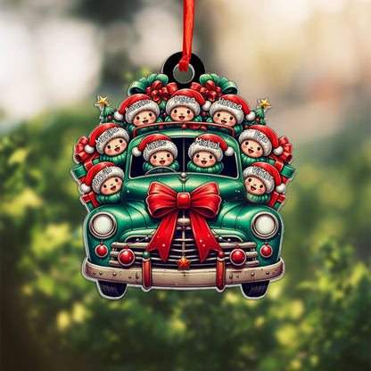 Personalizovaná akrylová ozdoba, vánoční dárek 16