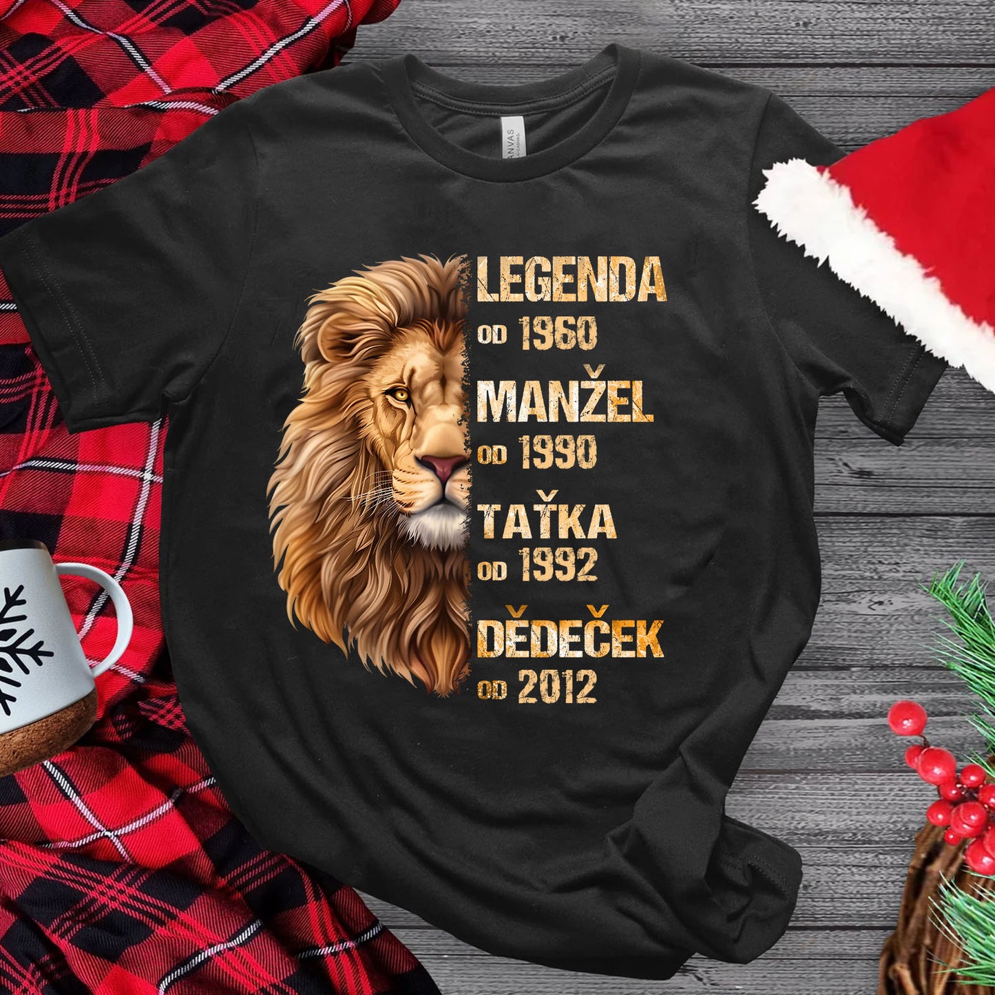 Tričko - Legenda Manžel Taťka Dědeček 4