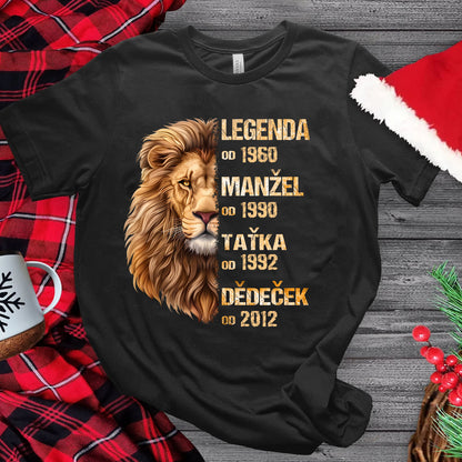 Tričko - Legenda Manžel Taťka Dědeček 4