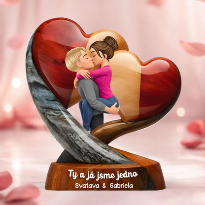 Akrylový plak - Ty a já jsme jedno