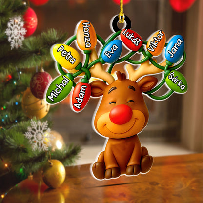 Personalizovaná akrylová ozdoba, vánoční dárek 10