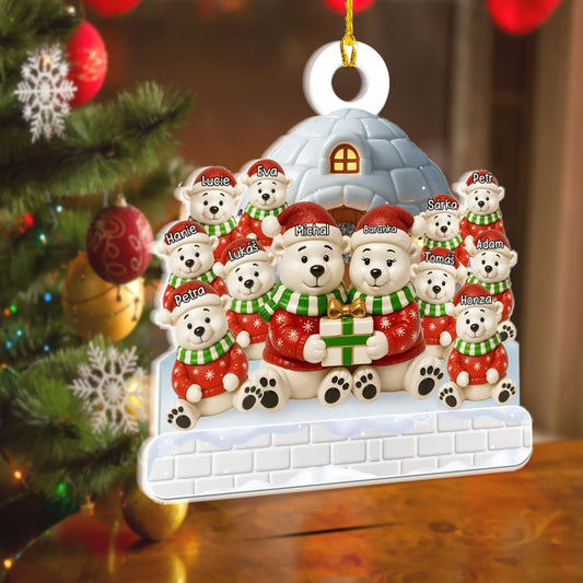 Personalizovaná akrylová ozdoba, vánoční dárek 8