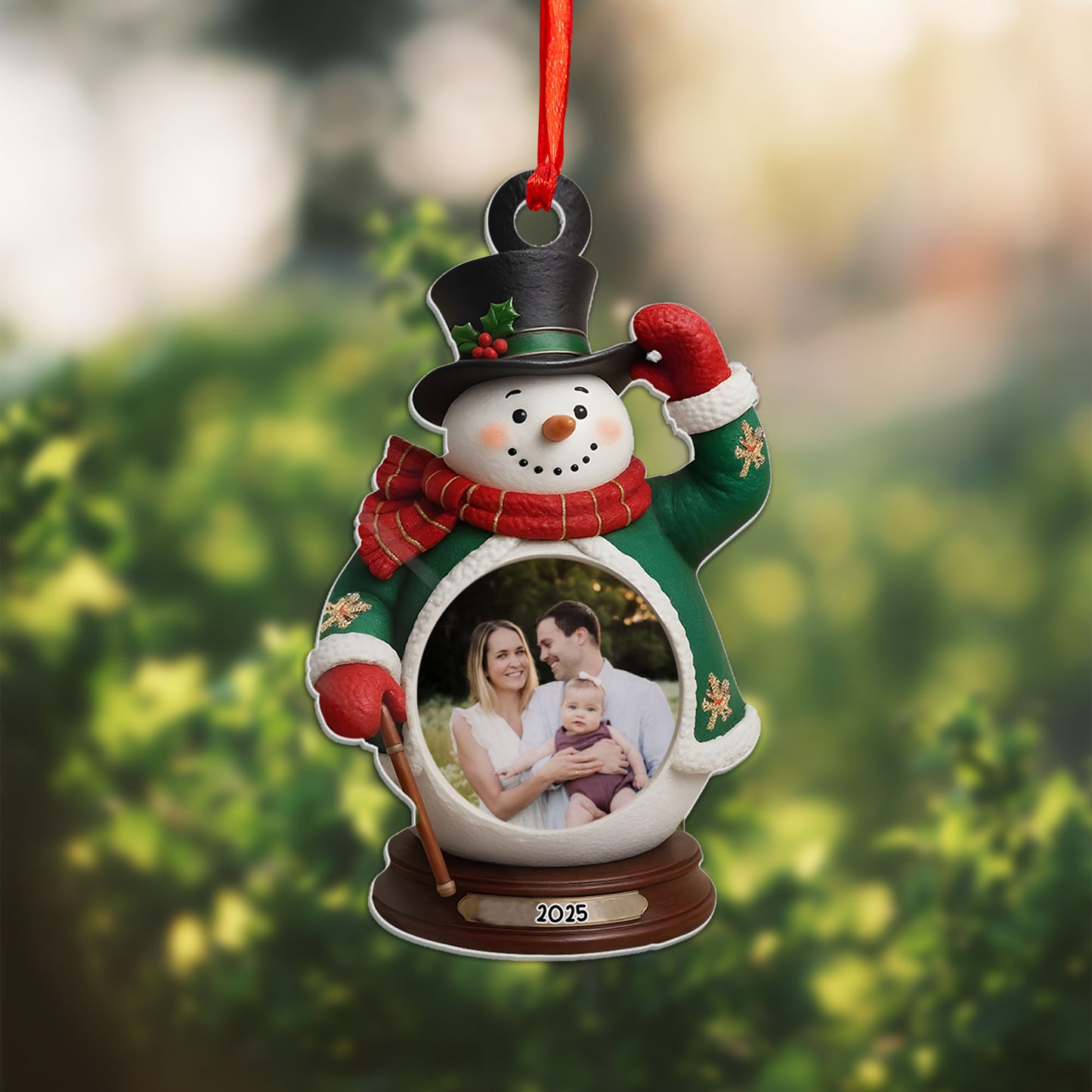 Personalizovaná akrylová ozdoba, vánoční dárek 15