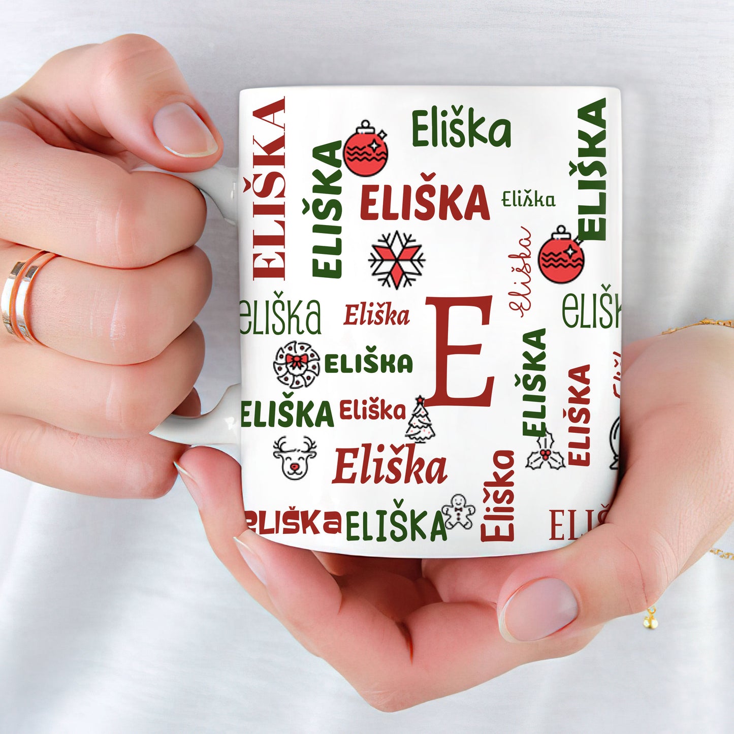 2+2 ZDARMA - Hrnek - Vanoční jméno 2