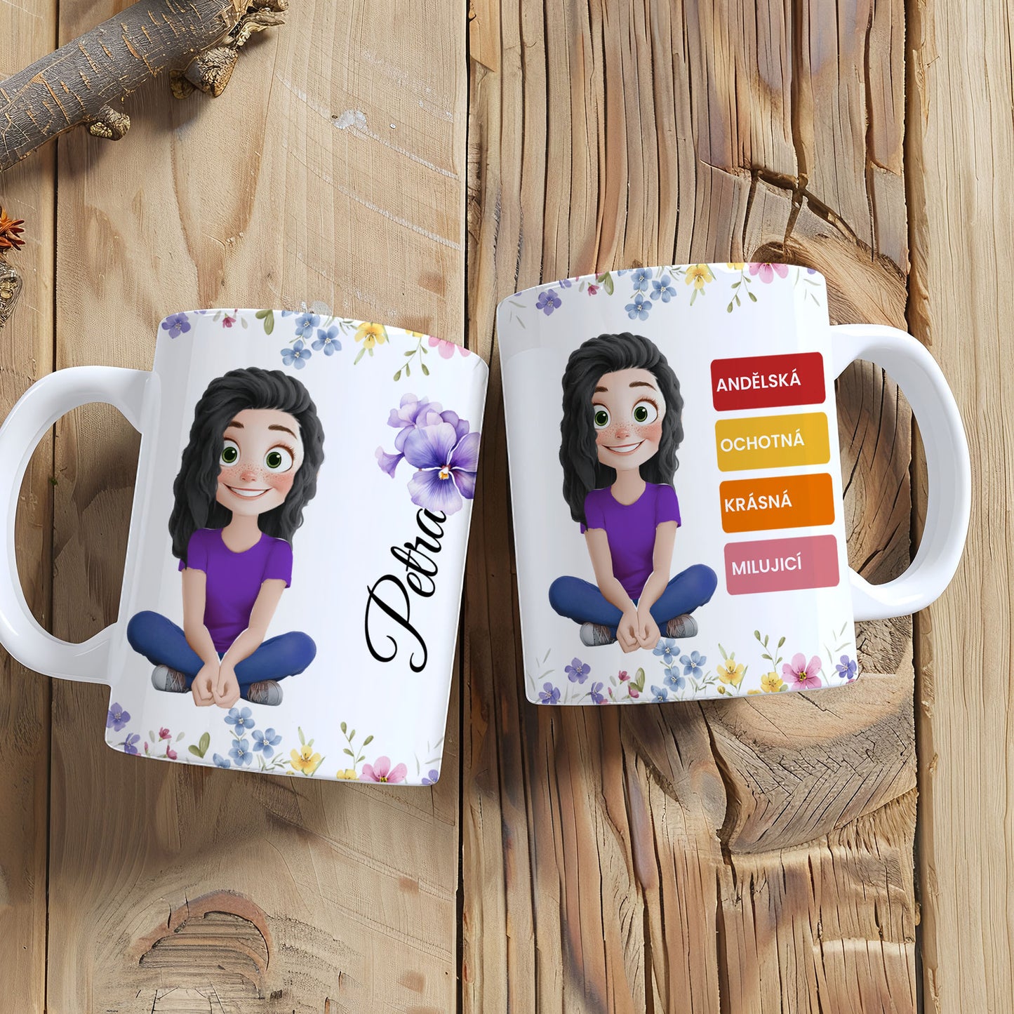 Hrnek - Holka s lidskou vlastností 2