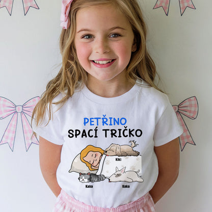 Dětské tričko - Spací triko - až 6 mazlíčci