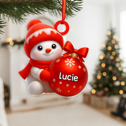 Personalizovaná akrylová ozdoba, vánoční dárek 70