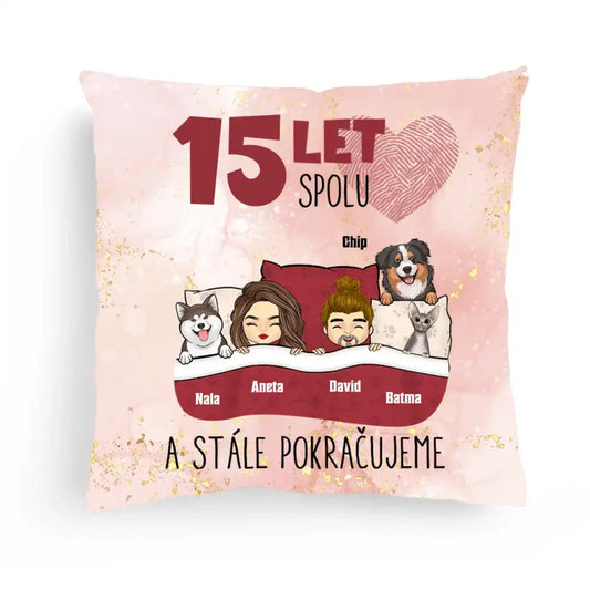 Polštář - 10 Let spolu. A stále pokračujeme - s mazlíčky - Climo.cz
