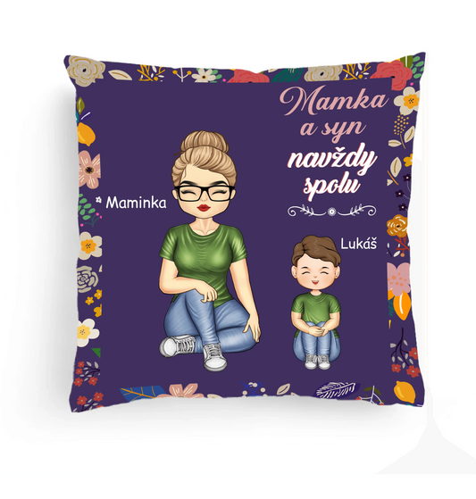 Polštář - Mamka a syn navždy spolu - Climo.cz