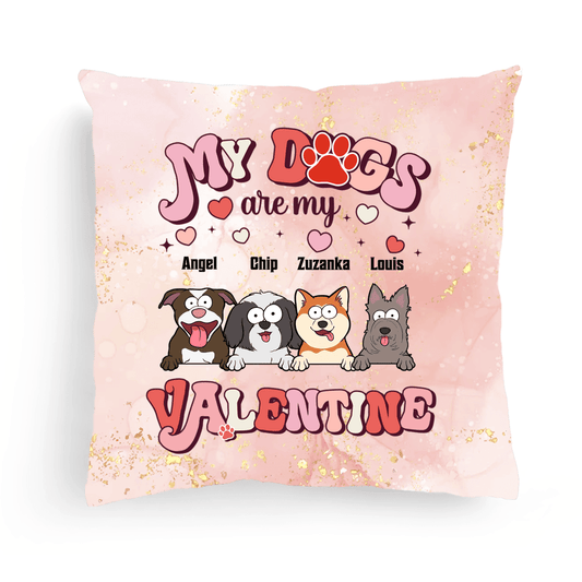 Polštář - My pets are my Valentine - až 6 mazlíčci - Climo.cz
