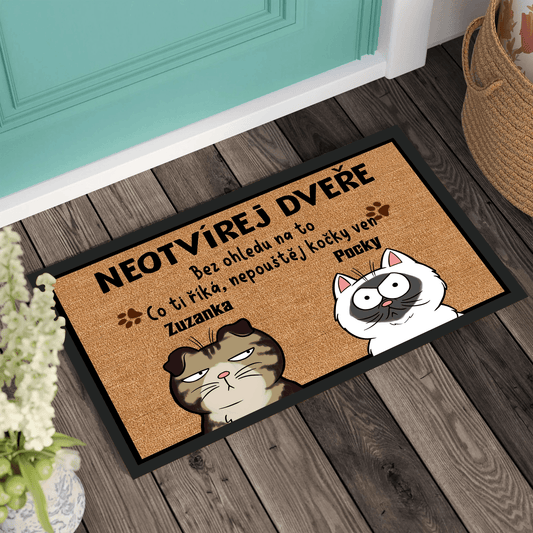 Rohožka - Neotvírej dveře 3 - Až 6 kočky - Climo.cz
