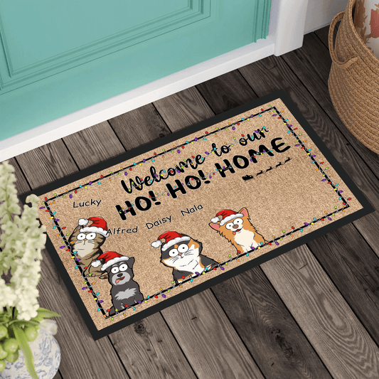 Rohožka - Welcome to our Ho! Ho! Home - až 6 mazlíčků - Climo.cz
