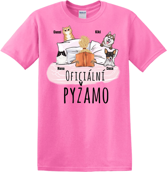 Tričko - Oficiální pyžamo s knihou - až 4 mazlíčků - Climo