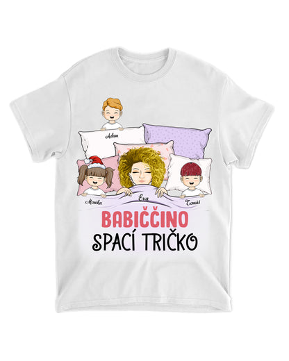 Tričko - Babiččino spací tričko  - Až 5 dětí