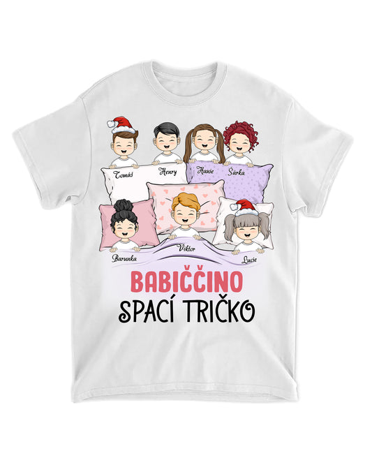 Tričko - Babiččino spací tričko 2 - Až 7 dětí