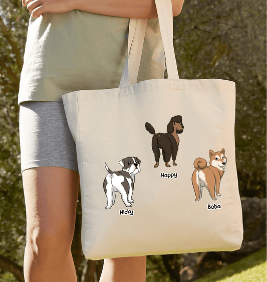 Totebag - Moji mazlíčci přátelé - Až 3 psi - Climo.cz