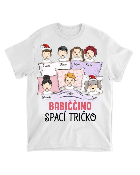 Tričko - Babiččino spací tričko 2 - Až 7 dětí - Climo.cz