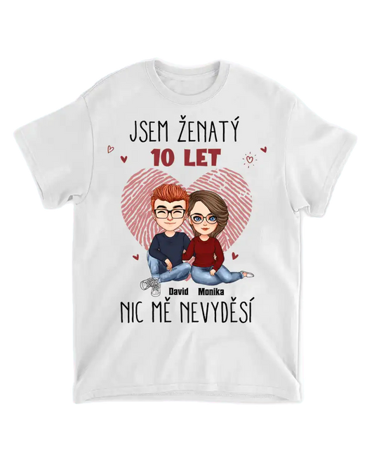 Tričko - Jsem vdaná 30 let Nic mě nevyděsí - Climo.cz