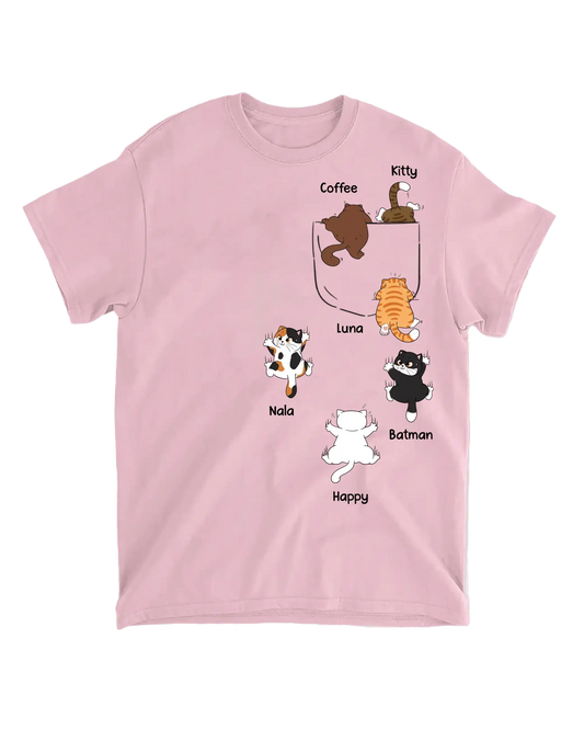 Tričko - Kočky v kapse 2 - Až 10 kočky - Climo.cz