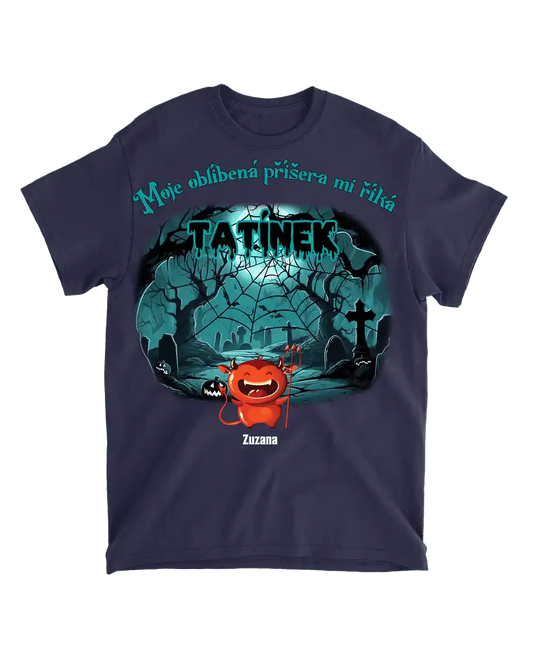 Tričko - Moje oblíbená příšera mi říká Dědeček 2 - Až 10 dětí - Climo.cz