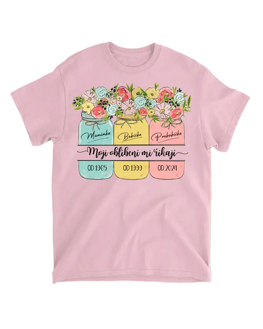 Tričko - Moji oblíbení mi říkají prababička od 2024 - Climo.cz