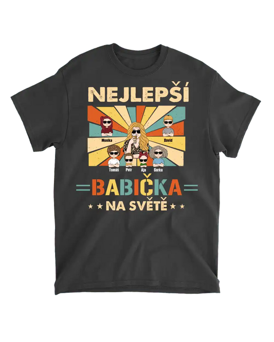 Tričko - Nejlepší Babička na světě 2 - až 7 dětí - Climo.cz
