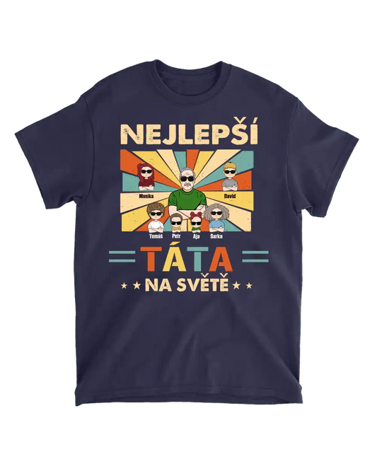 Tričko - Nejlepší táta na světě 2 - až 7 dětí - Climo.cz
